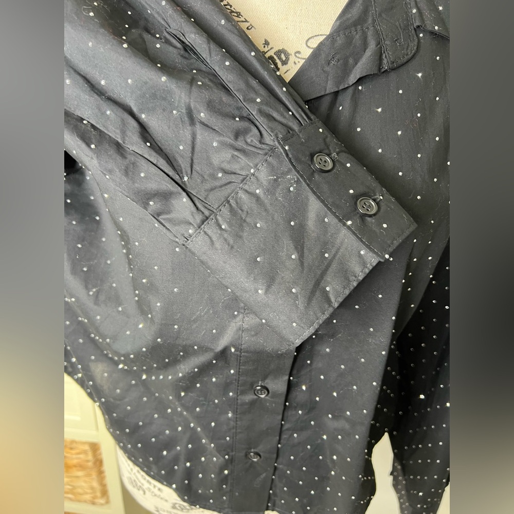 Velvet Heart Ricky Rhinestone Black Top - Picture 3 of 7